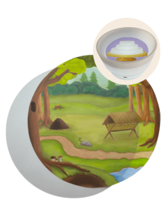 Ochranná fólie - na podložku do KULATÉHO světelného stolu 